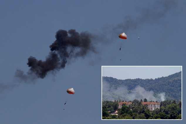Pesawat Jupiter Tim Akrobatik TNI AU Jatuh di Langkawi, Ini Fotonya